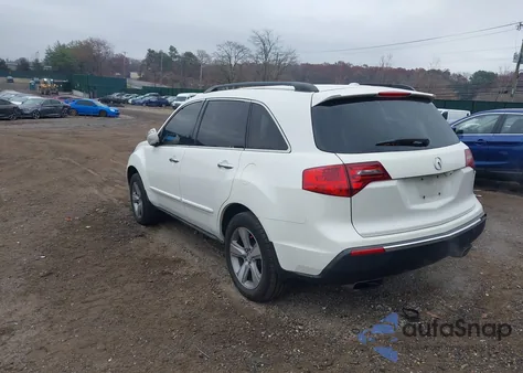 2010 Acura Mdx Technology Package from USA, damaged, VIN 2HNYD2H63AH528411